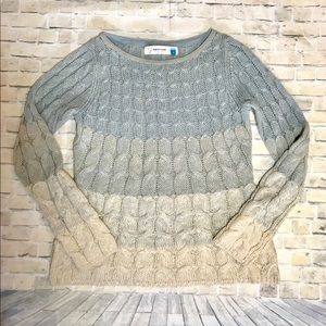 Sparrow Ombré Cable Knit Sweater
